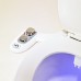 Aim To Wash  90-7778-1  Platinum Series Hot/Cold Bidet Attachment  With Toilet Night Light & Quick Release  White - B077JCQ7Y1
